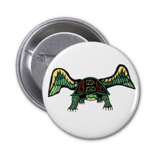 Todash Turtle with Wings Button