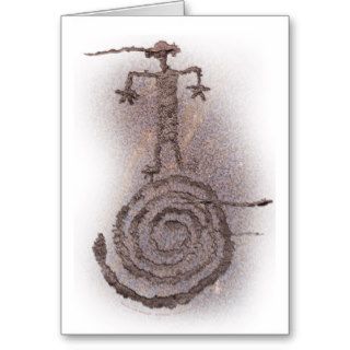 Feminine Spiral Petroglyph Cards