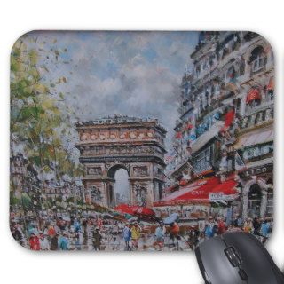 Arc de Triomphe Painting Mousepad