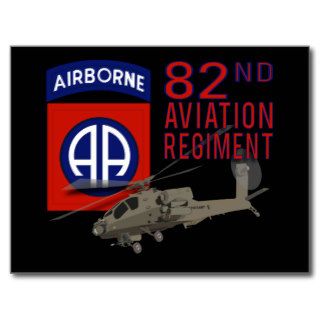 82nd Aviation Regiment Apache Post Cards