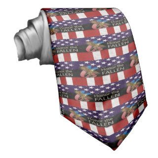 Honor the Fallen Military Necktie