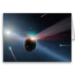 Comet Storm Greeting Cards