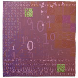 Binary Code Cloth Napkins