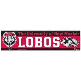 New Mexico Lobos Official NCAA 12"x3" Bumper Sticker by Wincraft  Sports Fan Bumper Stickers  Sports & Outdoors