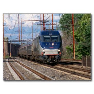 Amtrak Electric Locomotive HHP 8 #659 Post Cards