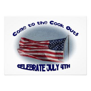 Come to the July 4th Cook Out Invite