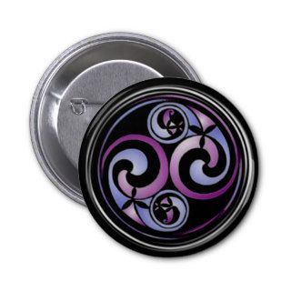 Celtic Spiral #2 Pinback Buttons