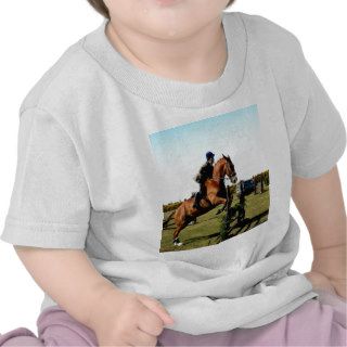 horse jumping to goal overcome difficulty shirts