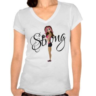 Strong Fit Girl T Shirts