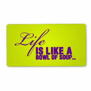 Life(Chicken Soup) part 1 Labels