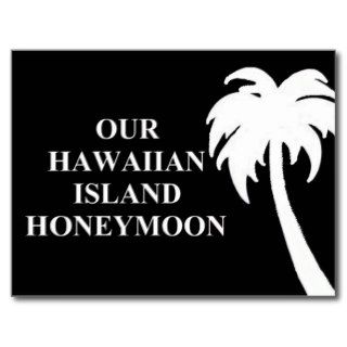 Our Hawaiian Island Honeymoon Postcards