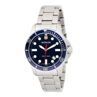 Wenger Men's 72328 Battalion III Diver Blue Dial Steel Bracelet Watch Wenger Watches