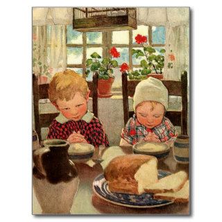 Vintage Thankful Children; Jessie Willcox Smith Postcard