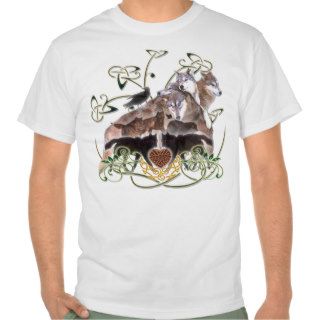 "Celtic Wolf Family Tree" Tee Shirt