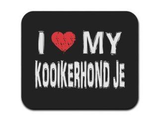 I Love My Kooikerhond Je Mousepad Mouse Pad Computers & Accessories
