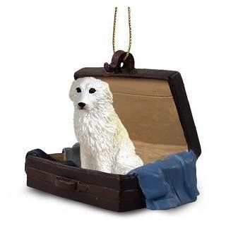 Great Pyrenees Traveling Companion Dog Ornament   Collectible Figurines