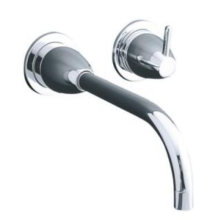 KOHLER Falling Water Wall Mount Bathroom Faucet Trim in Polished Chrome K T197 CP