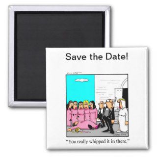 Funny Wedding Save The Date Magnet
