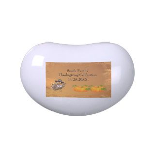Happy Thanksgiving Jelly Bean shape Candy Tin