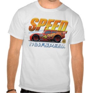 Cars' Lightning McQueen "I Am Speed" Disney Tees