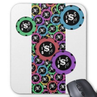 Gamblers vegas casino roulette chips mousepads