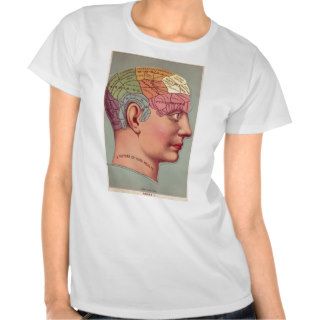 Vintage Phrenology Head T Shirt