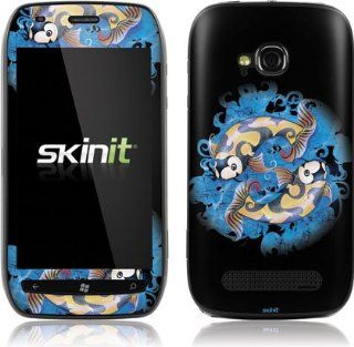 Animals   Koi Yin Yang on Black   Nokia Lumia 710   Skinit Skin Cell Phones & Accessories