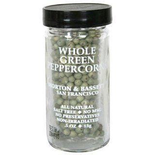 Morton & Bassett Green Peppercorns, .5 Ounce Jars (Pack of 3)  Grocery & Gourmet Food