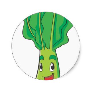 Happy Cabbage Vegetable Stickers