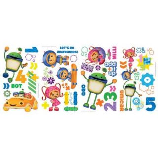 10 in x 18 in. Team Umizoomi 45 Piece Peel and Stick Wall Decals RMK1916SCS