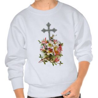 Christian cross pullover sweatshirts