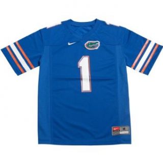 NIKE Youth Florida Gators Game Replica Football Jersey   Size Large, Royal Clothing