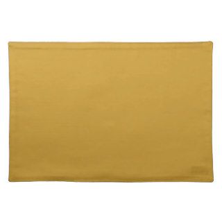 Mustard Seed Dark Yellow Background. Fashion Color Place Mat