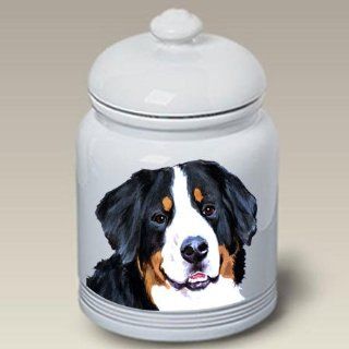 Bernese Mountain Dog Dog Cookie Jar by Barbara Van Vliet  