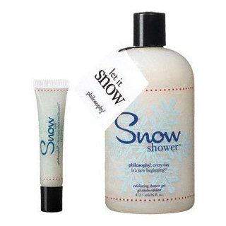 philosophy  let it snow  fresh snow shower gel and lip shine  Bath And Shower Product Sets  Beauty