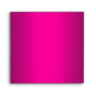 Square Hot Pink Linen Envelopes