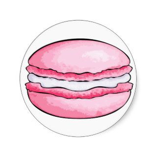 Pink French Macaron Sticker