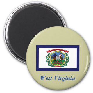 West Virginia State Flag Magnets