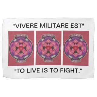 MidPyre Pink logo Hand Towel