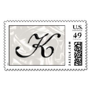 Monogram Letter K Stamp
