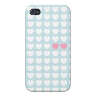 Two in a million hearts iPhone Cover Covers For iPhone 4