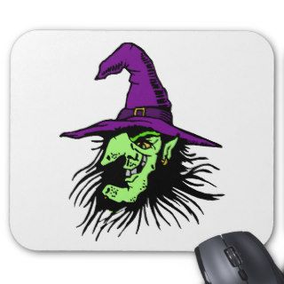 Ugly Witch Mouse Pads