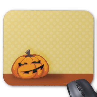 Cartoon Halloween Pumpkin Mousepad / Mouse Mat