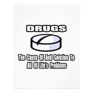 Funny Drugs Quote Custom Flyer