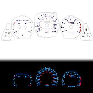 GG TOCEL9093120 8 AM, Dash Cluster Dashboard Reverse Indiglo El Glow Replacement Gauge White Face Indicator RPM Tach Mileage Fuel Level Water Temperature for Automatic AT Transmission Automotive