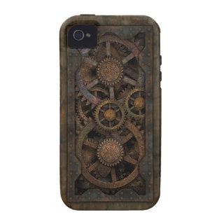 Grungy Industrial Steampunk Machine iPhone 4 Case