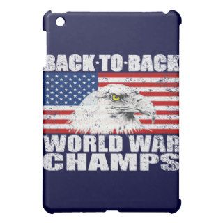 Distressed Back To Back World War Champs Cover For The iPad Mini