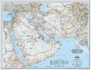 Afghanistan/Pakistan/Middle East Map Map Type Basic   Wall Maps