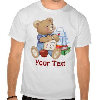 School Bear   First Grade Tee Shirts