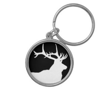 Elk Silhouette Key Chains